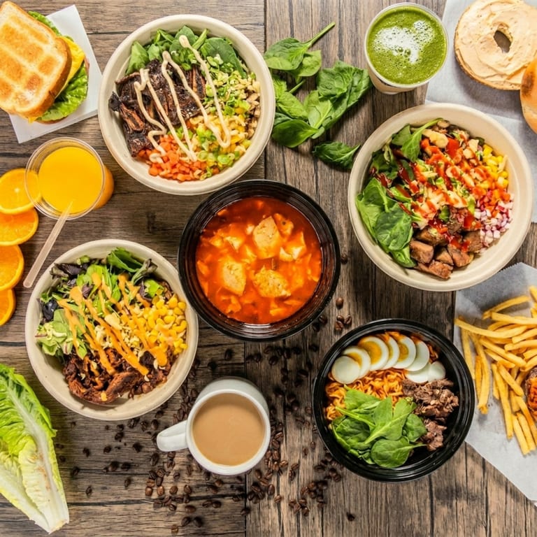 A Blend of Breakfast and Korean Favorites